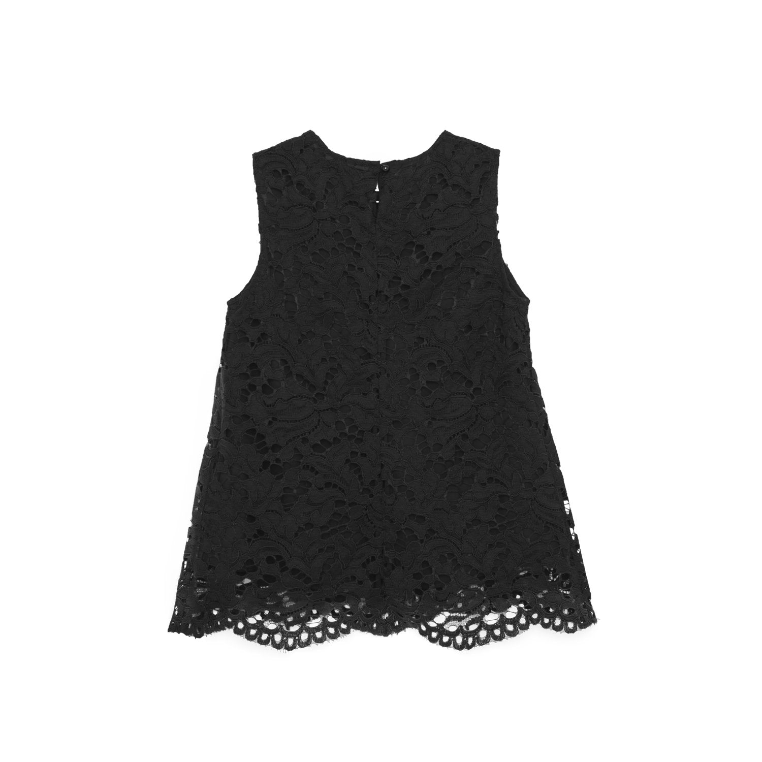 Lace Top in Black.