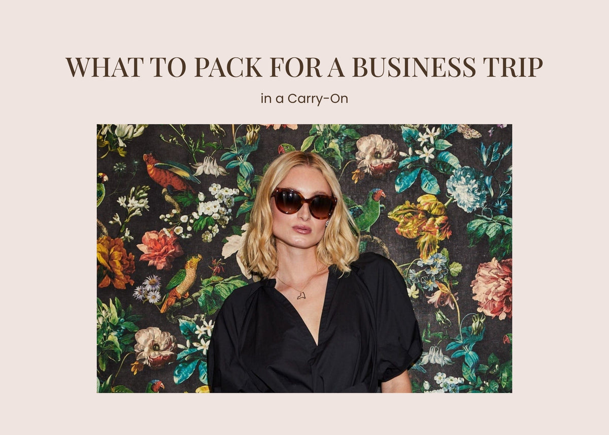 What to Pack for a Business Trip in a Carry-On
