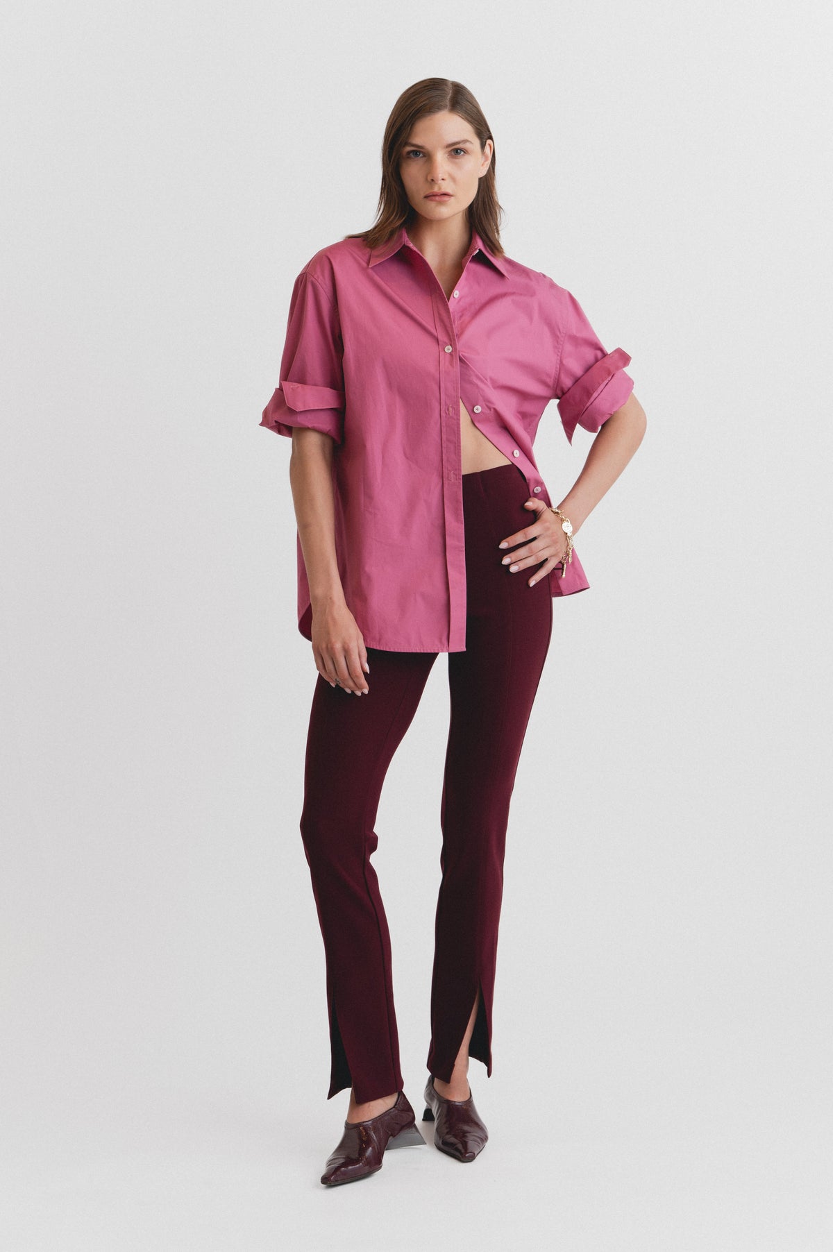 Black criss cross top